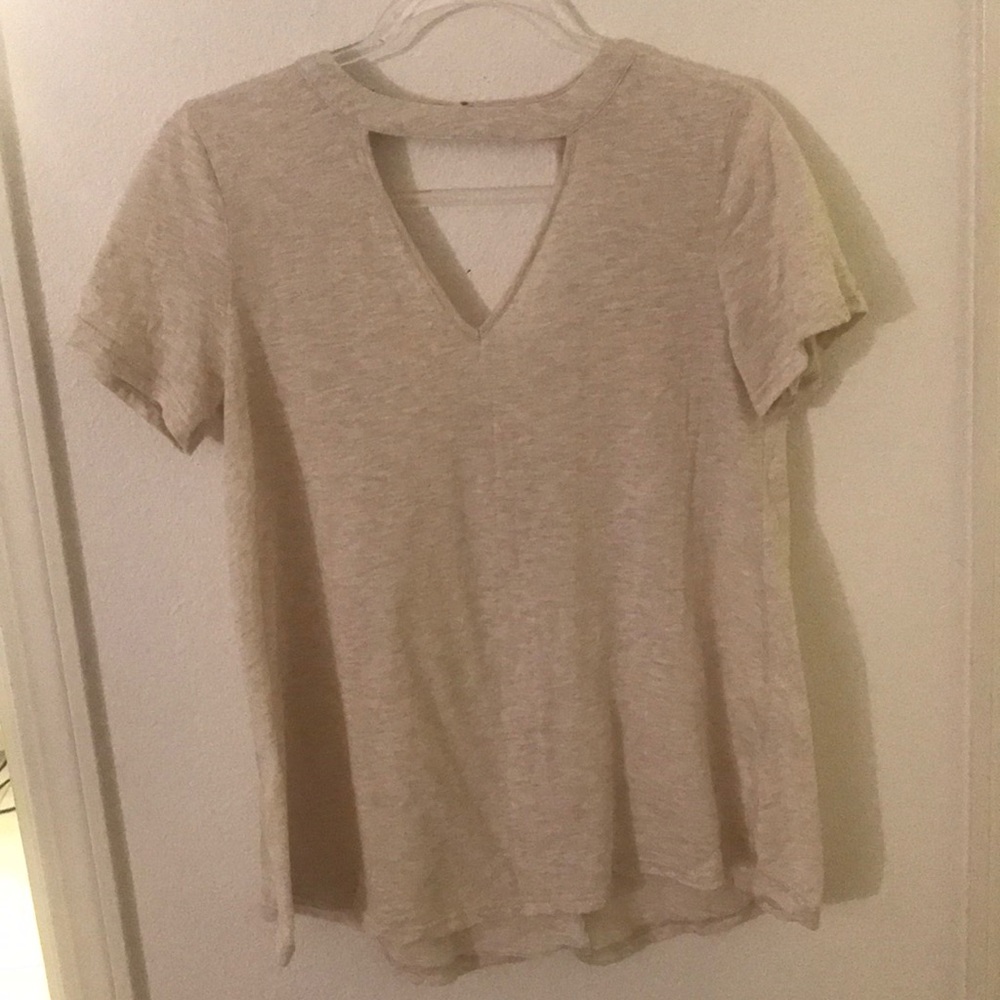 Choker short sleeve top